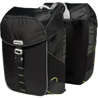 Basil Miles Double Bag 34L Black Lime