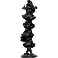 Plastoy The Smurfs Resin Statue Smurfs Column Black Edition 50 cm