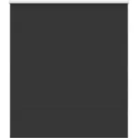 vidaXL Rolgordijn verduisterend 125x130 cm stofbreedte 121,6 cm zwart