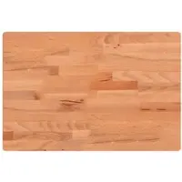 vidaXL Wastafelblad 80x40x4 cm massief beukenhout