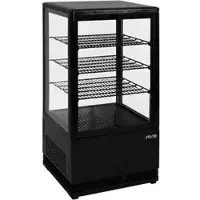 Saro SC 70 Mini convectie koelvitrine - vrijstaand - zwart