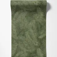 Dutch Wallcoverings A70203 Vliesbehang Arcadia Happy Leaf Groen - 53cm x 10m