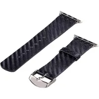Hama Apple Watchband Carbon 38mm blauw