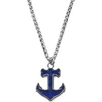 Lucleon Tadd Ankerketting van Staal & Lapis Lazuli