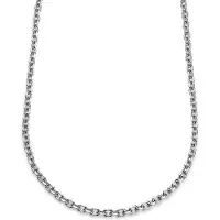 Lucleon Essentials | 6 mm Zilverkleurige Ketting met Kabelschakels