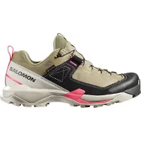 Salomon - Dames wandelschoenen - X Ultra Alpine GTX W Aloe / Nine Iron / Red voor Dames - Maat 38 2/3 - Grijs