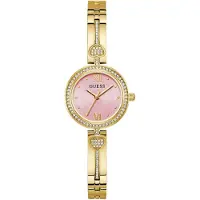 GUESS Analoog horloge 'Lovey' goud / rosa