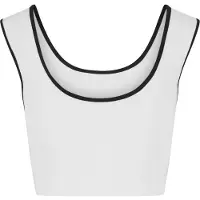 Urban Classics Top pink / zwart / natuurwit