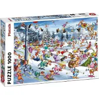 Piatnik F. Ruyer Christmas Skiing