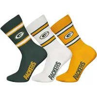 NFL Sokken ' NFL Green Bay Packers Crew ' geel / groen / wit