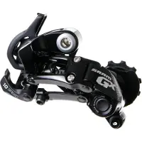 Sram GX Type 2.1 10-speed achterderailleur met medium kooi, zwart
