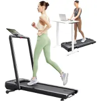 Urevo loopband STROL 2S PRO, 120 kg, 1 km/u, 12 km/u, Calorieën, Afstand, Snelheid, Tijd, Zwart, Lopen, Wandelen