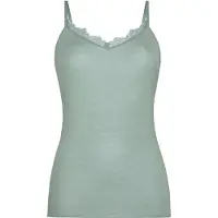 Hunkemoller Top 'V-neck with Cashmere' lichtgroen
