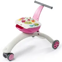 Tiny Love Poppenwagen Tiny Love 5-In-1 Walk Behind & Ride On Pink