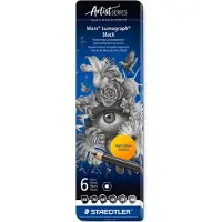 Staedtler Mars Lumograph Black 6-set