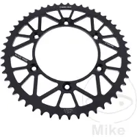 JT Sprockets Achtertandwiel 808 51, gemaakt van aluminium Racelite, geschikt voor Suzuki RM/RMZ, DR/DRZ (80851JTA). Kettingmaat: 520. Kleur: zwart