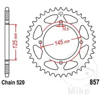 JT Sprockets Tandwiel achter R857,40