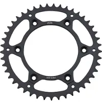 JT Sprockets Achtertandwiel 289 45 voor Honda CR/CRF modellen van '83 tot '20, ultralicht en zelfreinigend (28945JTSC) (kettingmaat 520)
