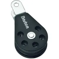 Barton Marine Single Fixed Pulley With Removable Clevis Pin 630kg 12 Mm Zilver 58 x 120 mm