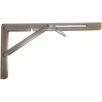 Marine Town Stainless Steel Tables Folding Support 250kg Zilver 300 x 165 x 25 mm