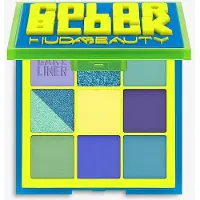 Huda Beauty Color Block Obsessions Eyeshadow Palette (Blue & Green) 7.5 G/0.26 OZ Oogschaduw