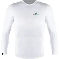 Gamepatch | Compression shirt LONG SLEEVES | Wit | Maat 2XL | Basketball | Handball | Urban Sports