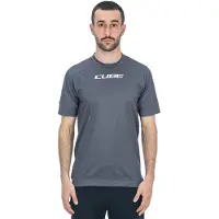 Cube Fietsshirt ATX ROUND NECK JERSEY S/S DARK GREY L