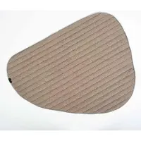 D&D Home Pebble Hondendeken - Dubbelzijdige Plaid Hond - Velours & Teddy - Bankbeschermer - 120x95x2cm - Taupe