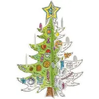 Monumi - 3D XXL om te monteren en in te kleuren "X-mas Tree"