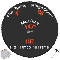 Vevor Vervangende Trampoline Mat Springmat Past Op 426 cm Frame
