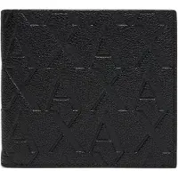 Armani Exchange Portemonnee 'Liam' zwart