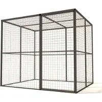 Glorenza Lilly - Kattenren - Aluminium - Antraciet - 207x176x178 cm