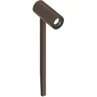 Wever & Ducre LED-spot GEO 1.0 brons grondpen 2700K IP65 Geo, brons / oud-messing, Aluminium