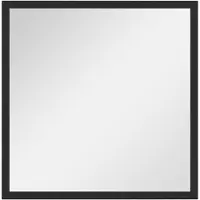 HOMCOM -Wandspiegel-Glas-50x50x2cm-Zwart