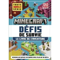 GALLIMARD JEUNESSE EDITION MINECRAFT DEFIS DE SURVIE LE LIVRE DE L'AVENTURE