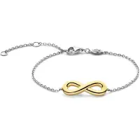 Ti sento Dames Armband - 925 zilver - Zilver geel verguld - 2823SY