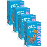 Edgard & Cooper Hondensnacks (Zalm, 400g x 1), Bravo Koekjes, Hondenkoekjes, Kruidige Voeding, Fruit, Groenten en Kruiden, Echte Ingrediënten voor Honden