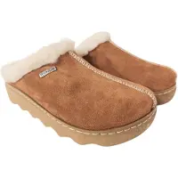 Rohde Huisschoenen 'Pantoffels Open' cognac
