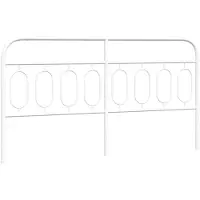 vidaXL Vervangend hoofdbord 183 cm metaal wit