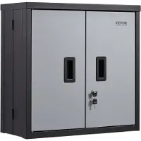 Vevor Werkplaatskast 660 x 305 x 660 mm Hangkast 108,8 kg Totaal draagvermogen Gereedschapskast Koudgewalst SPCC-staalconstructie Metalen kast Wandmontage Inclusief 4 magnetische zuigdeuren