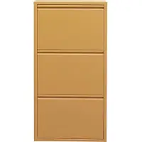 Kare design Schoenenkast Caruso geel 3 laden