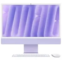Apple iMac paars CZ1E7-0001010 - 61cm(24'') M4 8-core CPU, 8-core GPU, 16GB RAM, 256GB SSD, standaard glas, Magic Keyboard Touch-ID numeriek toetsenblok