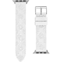 GUESS Apple Band Horlogebandje Wit Armband Gemaakt Van 100% Siliconen NA CS2003S1