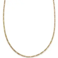 Lucleon Essentials | 4 mm Goudkleurige Ketting met Figaro Schakels