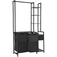 Vevor Wasmand Wassorteerder met 2 compartimenten (600D Oxford-stof) en 1 lade