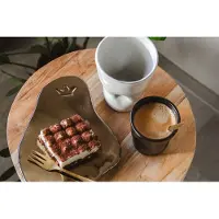 Dutchdeluxes Bord Appetizer Plate Platinum 20 cm (4-Delig)