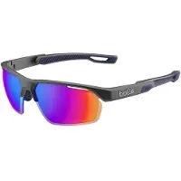 Bolle - Zonnebrillen - Victus Pro Titanium Matte - Volt+ Ultraviolet Polarized voor Unisex van Nylon - Maat M - Zwart