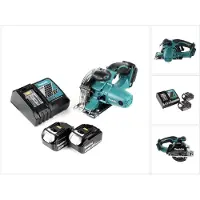 Makita DCS 552 RT 18 V accu metalen handcirkelzaag 136 mm + 2x 5,0 Ah accu en lader + zaagblad en veiligheidsbril
