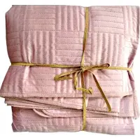 Smukee Plaid Polyester 220x200 cm Roze - Stijlvolle Slaapkamerdecoratie