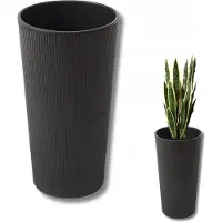 Lilia Jumper Pot Zwart Mat 19cm x 36cm met Inzetstuk